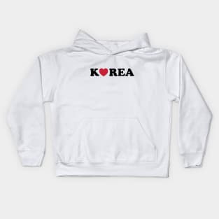 Korea Love Heart Kids Hoodie